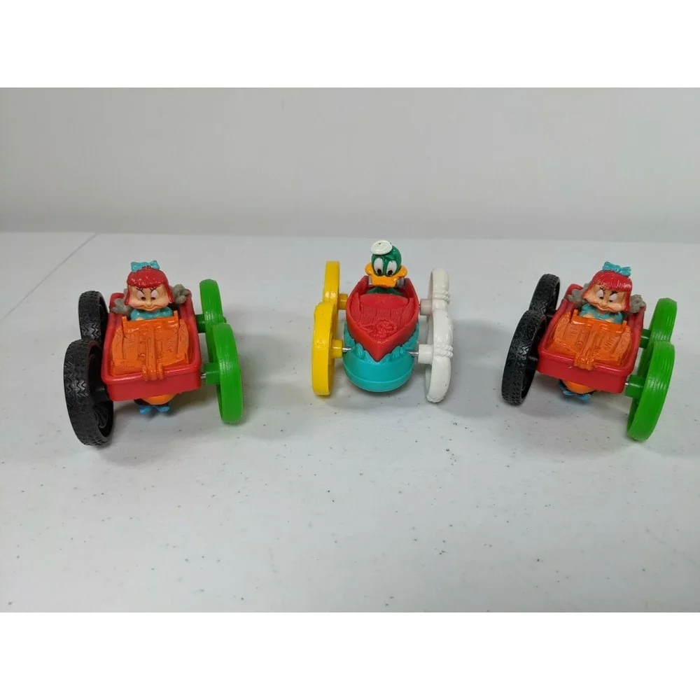 Vintage Tiny Toon Adventures Flip Cars Lot Babs Buster Bunny Plucky Duck 1990s